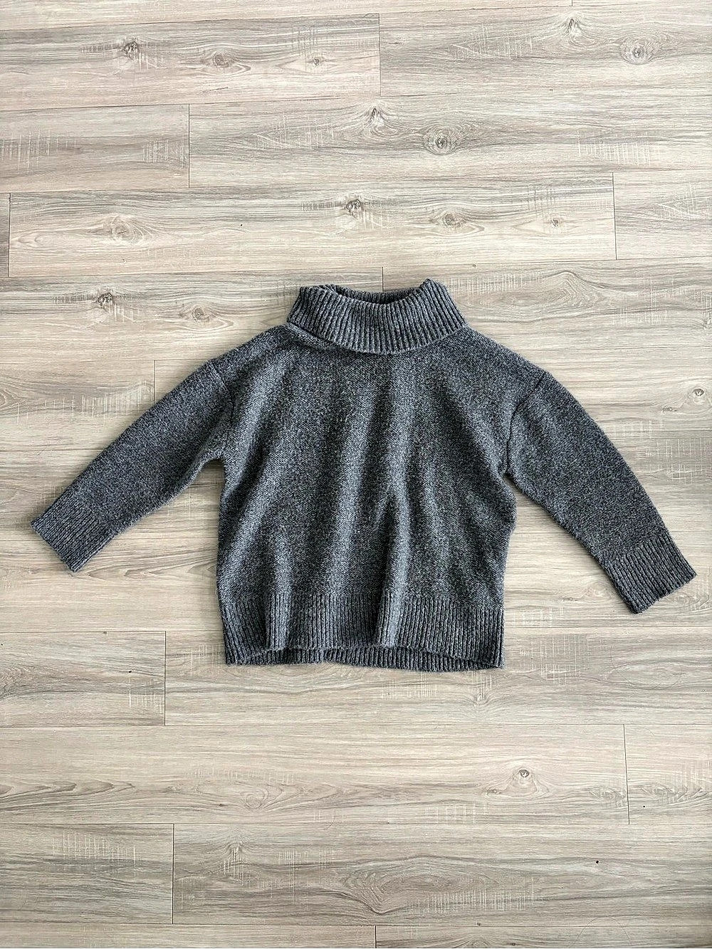 Banana Republic Gray Turtleneck Sweater Wool Alpaca Size XL